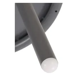 CLP Velva Loungetisch oval 0 x 0 x 0 cm dunkelgrau/silber