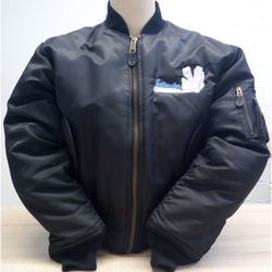 Intruder MA1 Bomberjacke schwarz Motor, 2XL