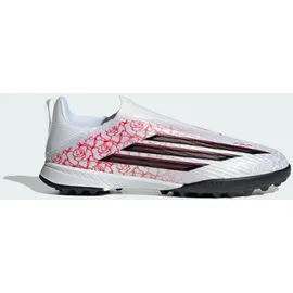 adidas F50 League Laceless TF Kinder Cloud White/Core Black/Lucid Red 34