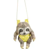 FD Dekofigur Faultier hängend 19 cm bunt