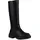 VAN HILL Damen Leicht Gefütterte Plateaustiefel Stiefel Profil-Sohle Schuhe 839531 - 37 - schwarz