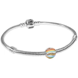 Pandora 28203 Damen-Armband Planet Jupiter Silber Schmuck-Set, 21 cm