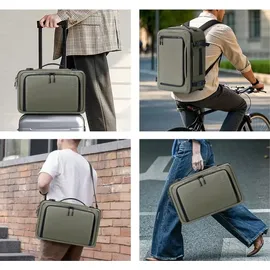 TECH-PROTECT Reiserucksack mit Platz für einen Laptop, 20l, Tech-Protect Defender S50, Grün