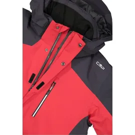CMP Man Jacket Zip Hood Skijacke Rot 56