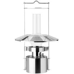 Schiffslampe EM LED Stelton Edelstahl silber, Designer Erik Magnussen, 43 cm