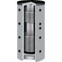 TWL Technologie 1500 Liter TWL Hygienespeicher KER2-1500, 2 Wärmetauscher