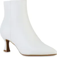 VAN HILL Klassische Stiefeletten in Weiss
