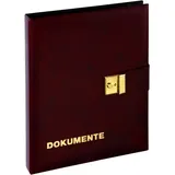 PAGNA Dokumentenmappe weinrot