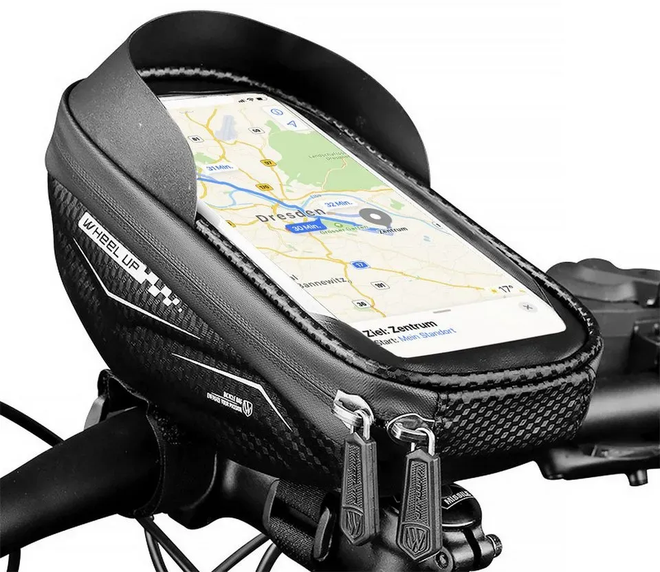 MidGard Fahrradtasche f. Lenkervorbau Fahrrad-Lenkertasche f. Smartphone bis 7,0 Zoll e-Bike
