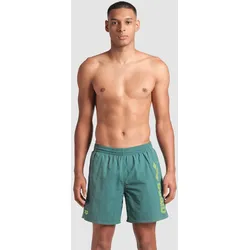 Badeshorts 41,5 cm Herren arena Logotype - Mangrove-artic Lime - S