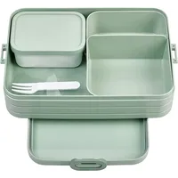 Mepal - Lunchbox Take A break large - Brotdose mit Fächern - Geeignet fur bis zu 8 butterbrote - Ideal für mealprep - 1500 ml - Nordic sage