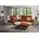 W.Schillig Eckcouch Leder 2-Sitzer Braun