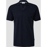 s.Oliver Poloshirt mit Brusttasche, Marine, XL