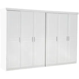 VCM Kleiderschrank Magnus 280 x 190 x 55 cm Weiß