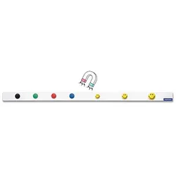 10 magnetoplan Magnetleisten weiß 5 x 100 cm