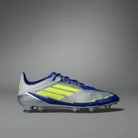 adidas F50 Elite FG Herren Silver Metallic/Yellow/Blue 42
