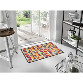 Wash+Dry Wash & Dry Fußmatte Mikado Dots 50 x 75 cm Polyamid Bunt