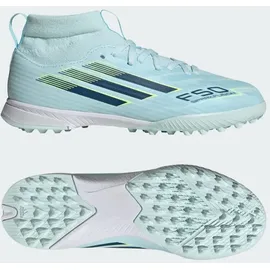 adidas F50 Sparkfusion League TF Kinder Almost Blue/Dusky Petrol/Hi-Res Yellow 38 2/3