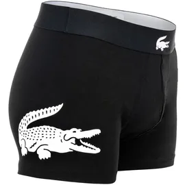 Lacoste Boxershorts Big Croc Print Schwarz S 3er Pack