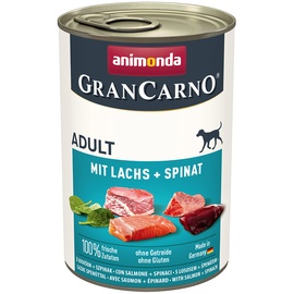 Animonda GranCarno Adult Rind + Lachs mit Spinat 12 x 400 g
