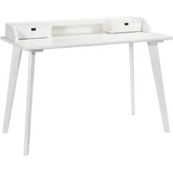 Hasena Accessoires Aska Sekretär 2 Schubladen Massivholz 120x60x85 cm - Weiss deckend