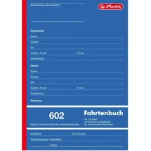 Herlitz Fahrtenbuch A5 weiß
