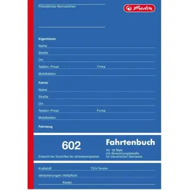 Herlitz Fahrtenbuch A5 weiß