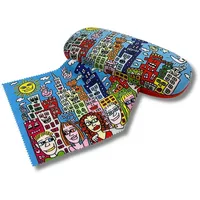 Fridolin Brillenetui Brillenetui Hardcase mit Stoffbezug und Reinigungstuch aus Mikrofaser