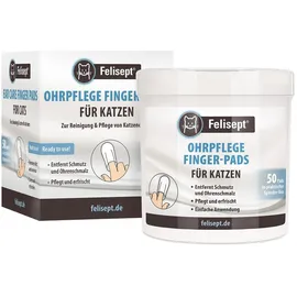 Felisept Ohrpflege Finger-Pads für Katzen 50 Stück