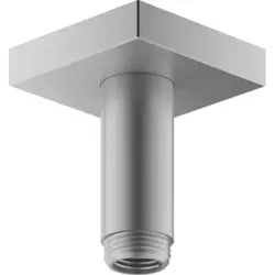 Keuco Brausearm A 100mm, alu/fin, Decke, Ros. eck.