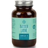 BitterLiebe - Omega 3 vegan Kapseln hochdosiert aus pflanzlichem Algenöl - hochwertigem EPA und DHA - Premium Omega-3-Fettsäuren für Veganer - leicht schluckbar