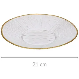 home&styling collection Dessertteller 21 cm Transparent