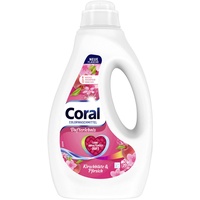 Coral Colorwaschmittel Kirschblüte & Pfirsich Flüssigwaschmittel für bunte Wäsche mit langanhaltendem Duft 20 WL (1 x 1L)