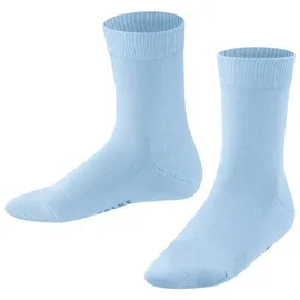 Falke Unisex Kinder Socken Family K So nachhaltige Baumwolle einfarbig 1 Paar, Blau Crystal Blue 6290, 39-42 - 39-42
