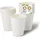 BIOZOYG Kaffeetasse 0,25 l Weiß 50 St.