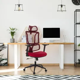 MyBuero ERGOMY Stoff Rot