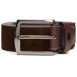 Tommy Hilfiger Herrengürtel Leder 3,5 cm breit Braun 110