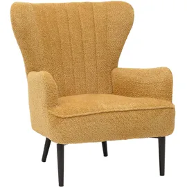 MCW Lounge-Sessel MCW-K37 Chenille 500 g/m2 78 x 85 x 85 cm Gelb