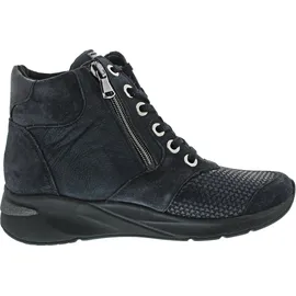 WALDLÄUFER Schnürstiefel Kaltfutter in blau, Gr.: 43