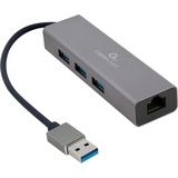 Gembird A-AMU3-LAN-01 USB-Grafikadapter - 3 - Grau