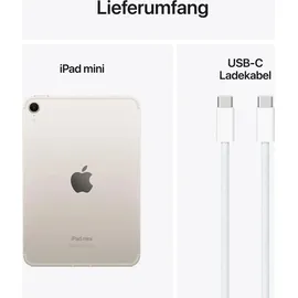 Apple iPad mini (7. Generation 2024) 512 GB Wi-Fi Polarstern