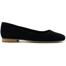 TOMS Briella-Ballerinas für Damen, Schwarze Velourslederoptik, 43.5 EU - 43.5 EU
