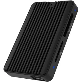 RaidSonic ICY BOX Kartenleser 2-fach USB 3.2 Gen 2 Type-C und Type-A Anschluss IB-CR504-C31,
