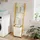 Homcom Badezimmer-Regal, Creme, Holz, 35x133x43 cm