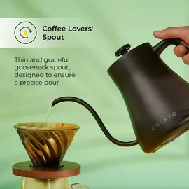 chiato flowPLAY Gooseneck 0,6 l Schwarz