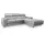 masseno Eckcouch Polyester 3-Sitzer Grau