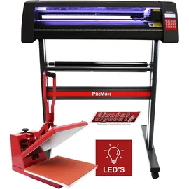 MonsterShop LED Schneideplotter inklusive 38cm Transferpresse & Software