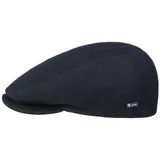 Lipodo Sportflatcap Schirmmütze Uni einfarbig Made in Italy Damen und Herren Sommer Winter dunkelblau 56 cm - 56