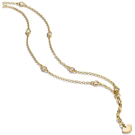 Thomas Sabo Doppelreihiges Armband Zirkonia Gold A2216-414-14 Größe 19