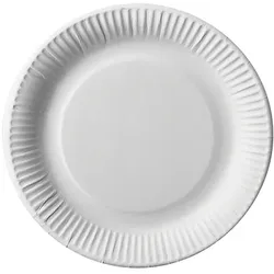 PAPSTAR 100 Teller, Pappe "pure" rund Ø 23 cm weiss